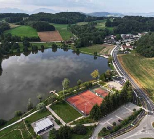 CRUSEILLES - Fin des travaux d'aménagement de la RD15 et des abords du lac des Dronières